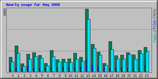 Hourly usage for May 2026